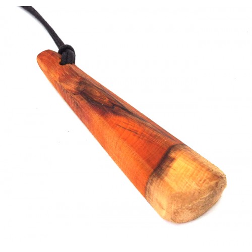Wooden Yew Hanging Charm 04